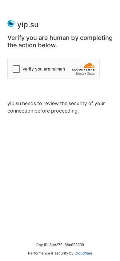 the mobile screenshot of yip.su