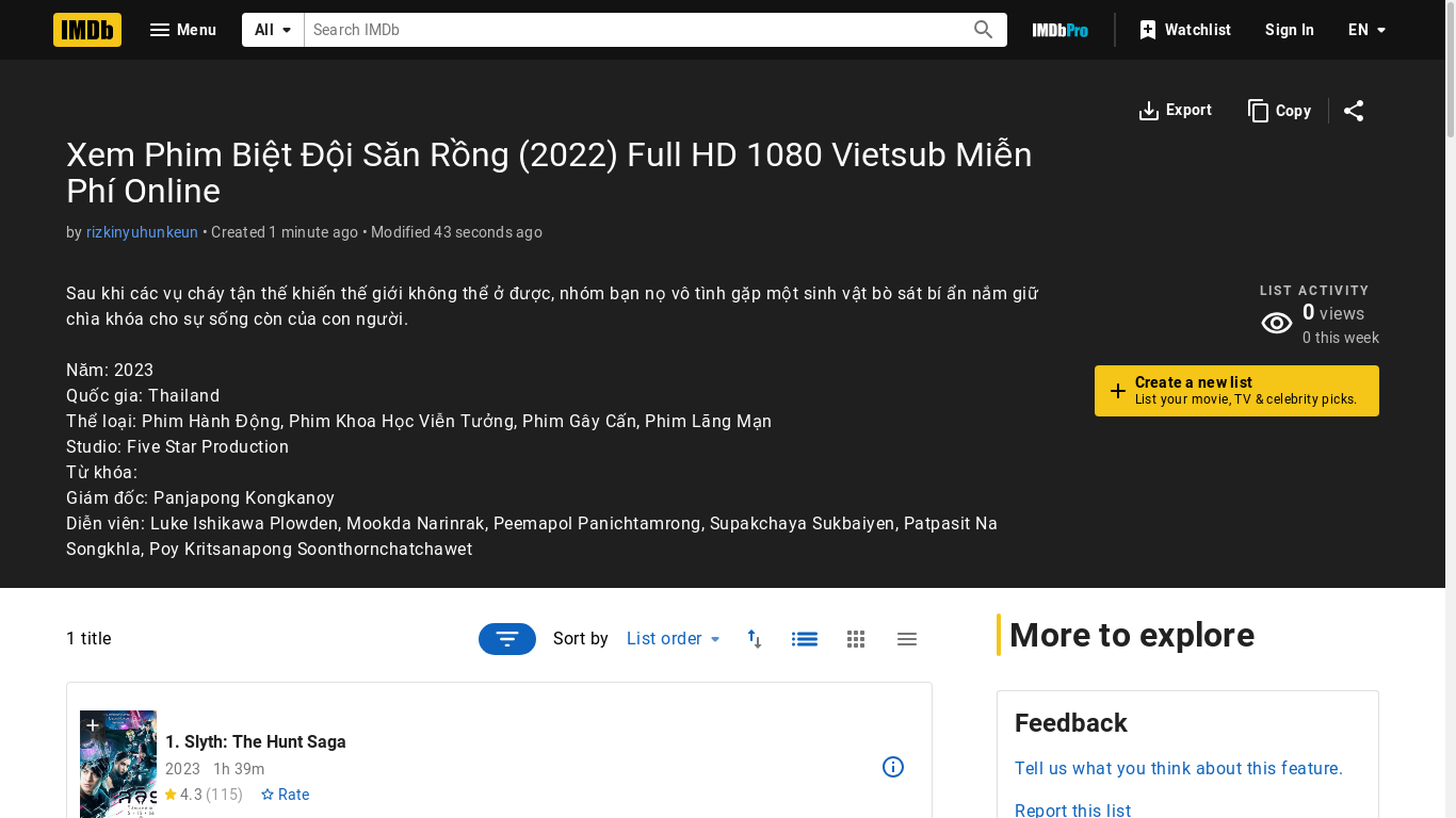 the desktop screenshot of m.imdb.com
