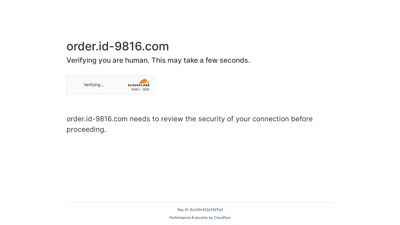 the desktop screenshot of order.id-9816.com
