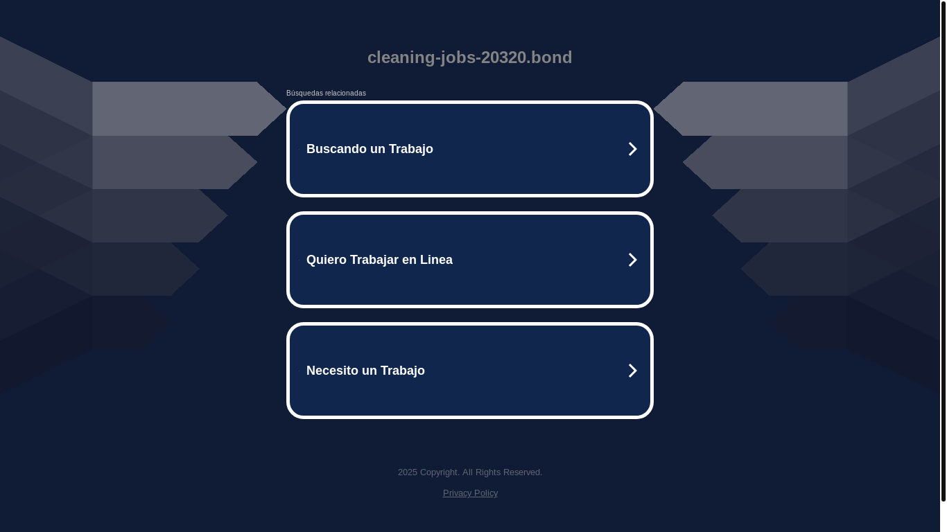 the desktop screenshot of cleaning-jobs-20320.bond