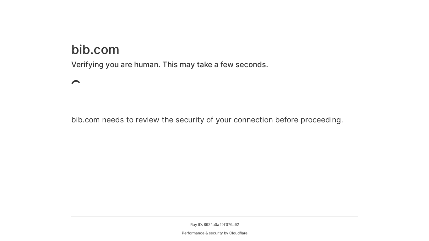 the desktop screenshot of bib.com
