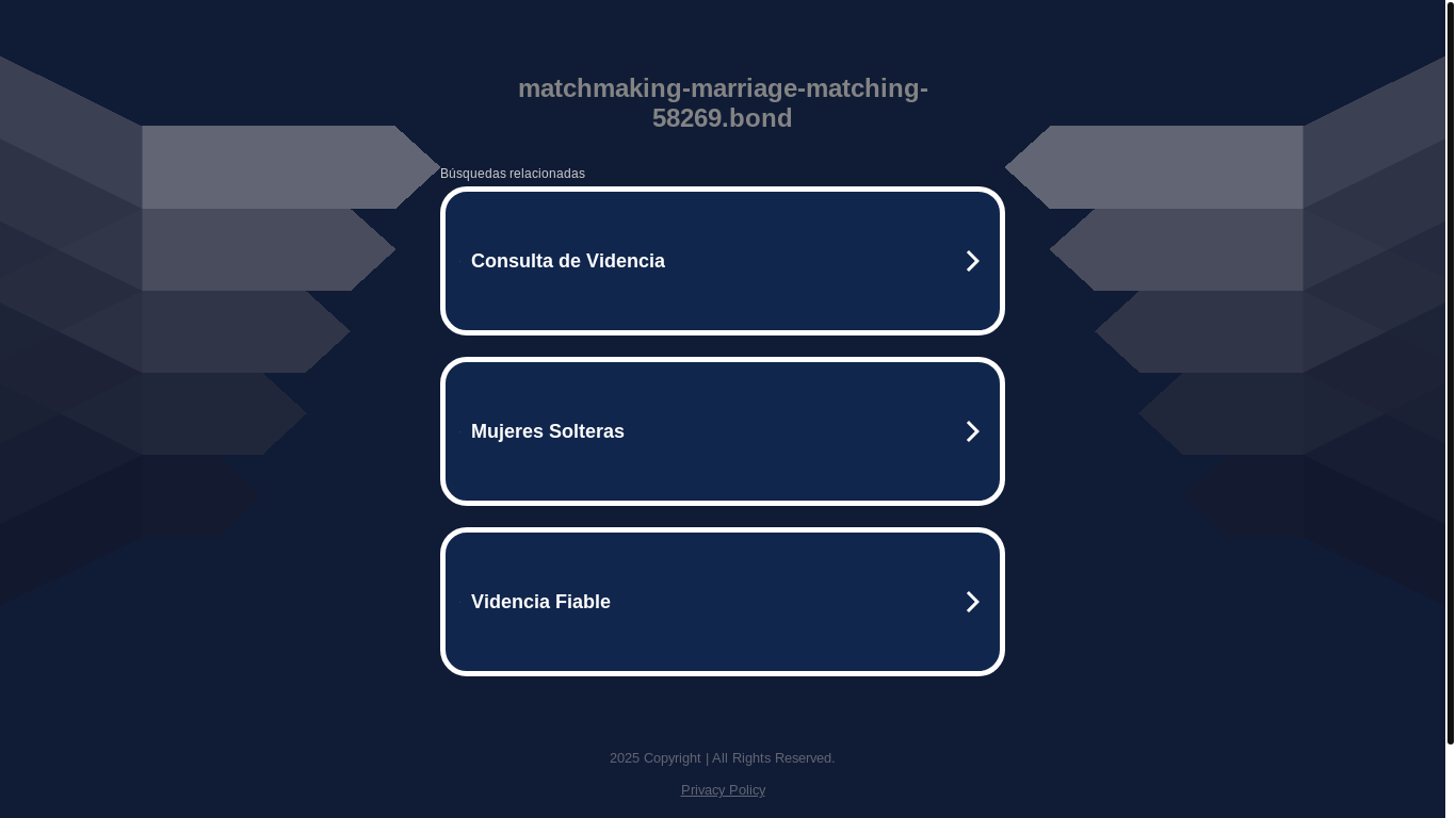 the desktop screenshot of matchmaking-marriage-matching-58269.bond