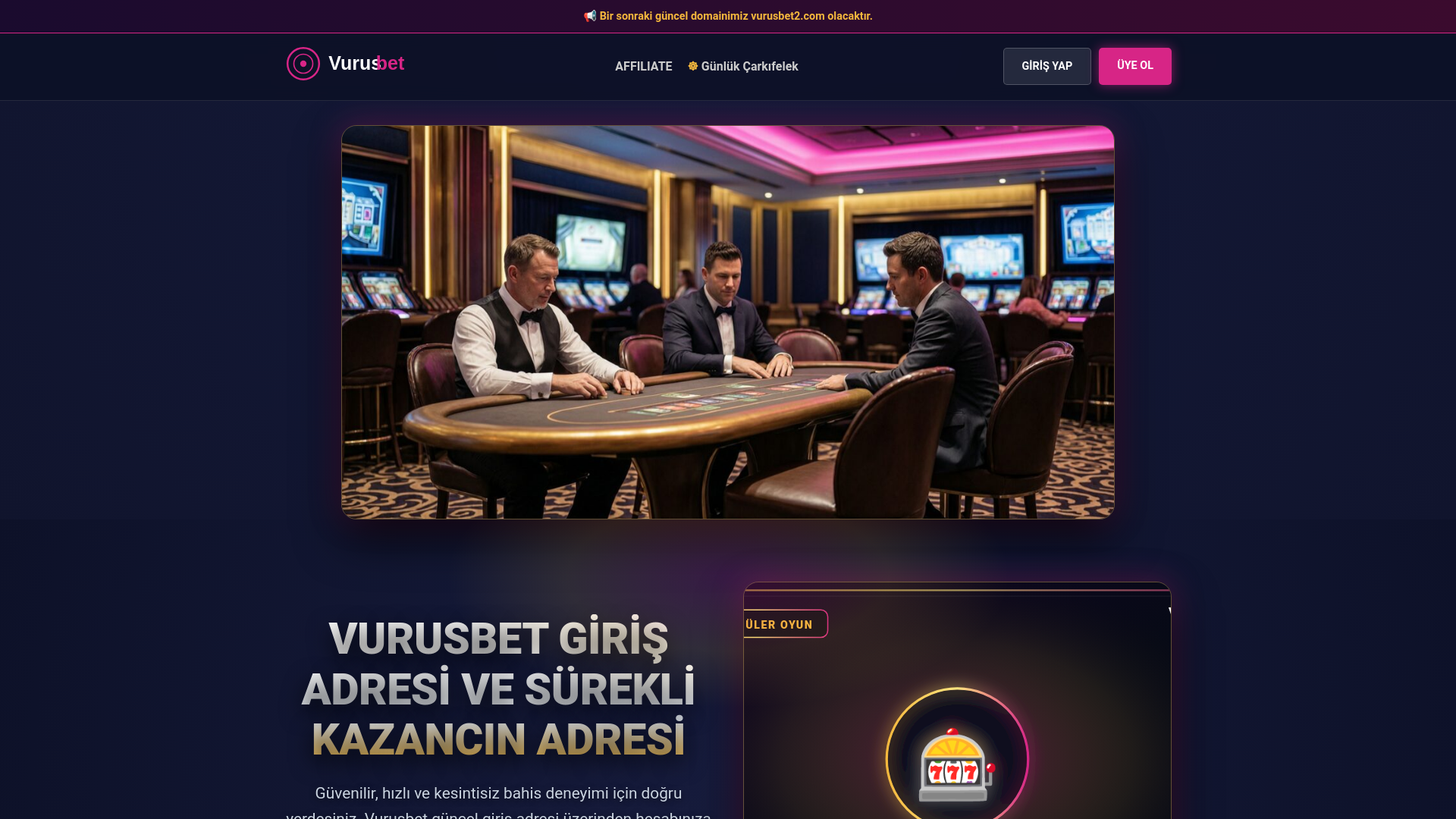 Vurusbet Giriş - Güncel Adres ve Hızlı Üyelik Rehberi - URL Scan ...