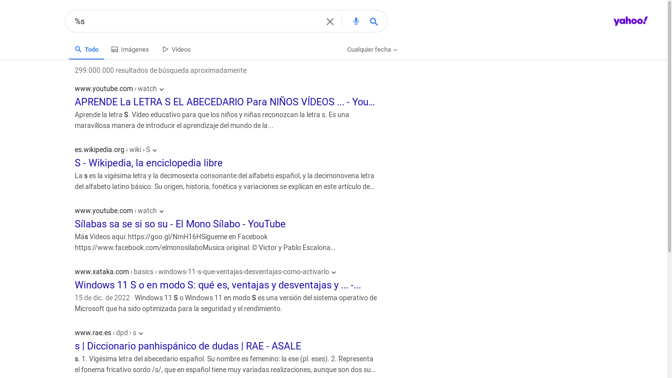 the desktop screenshot of es.search.yahoo.com