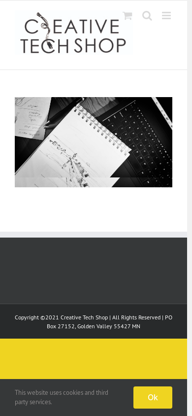 the mobile screenshot of creativetechshop.com