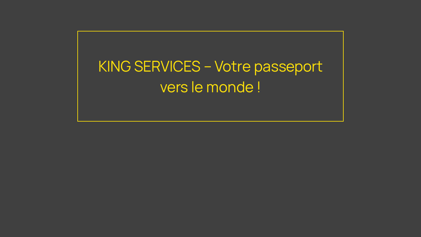 the desktop screenshot of kingservicesrdc.com