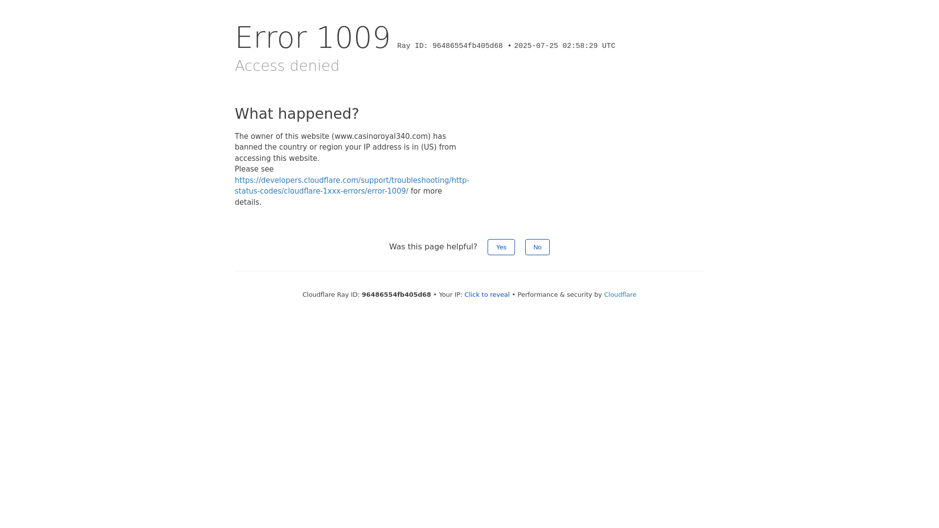 the desktop screenshot of www.casinoroyal340.com