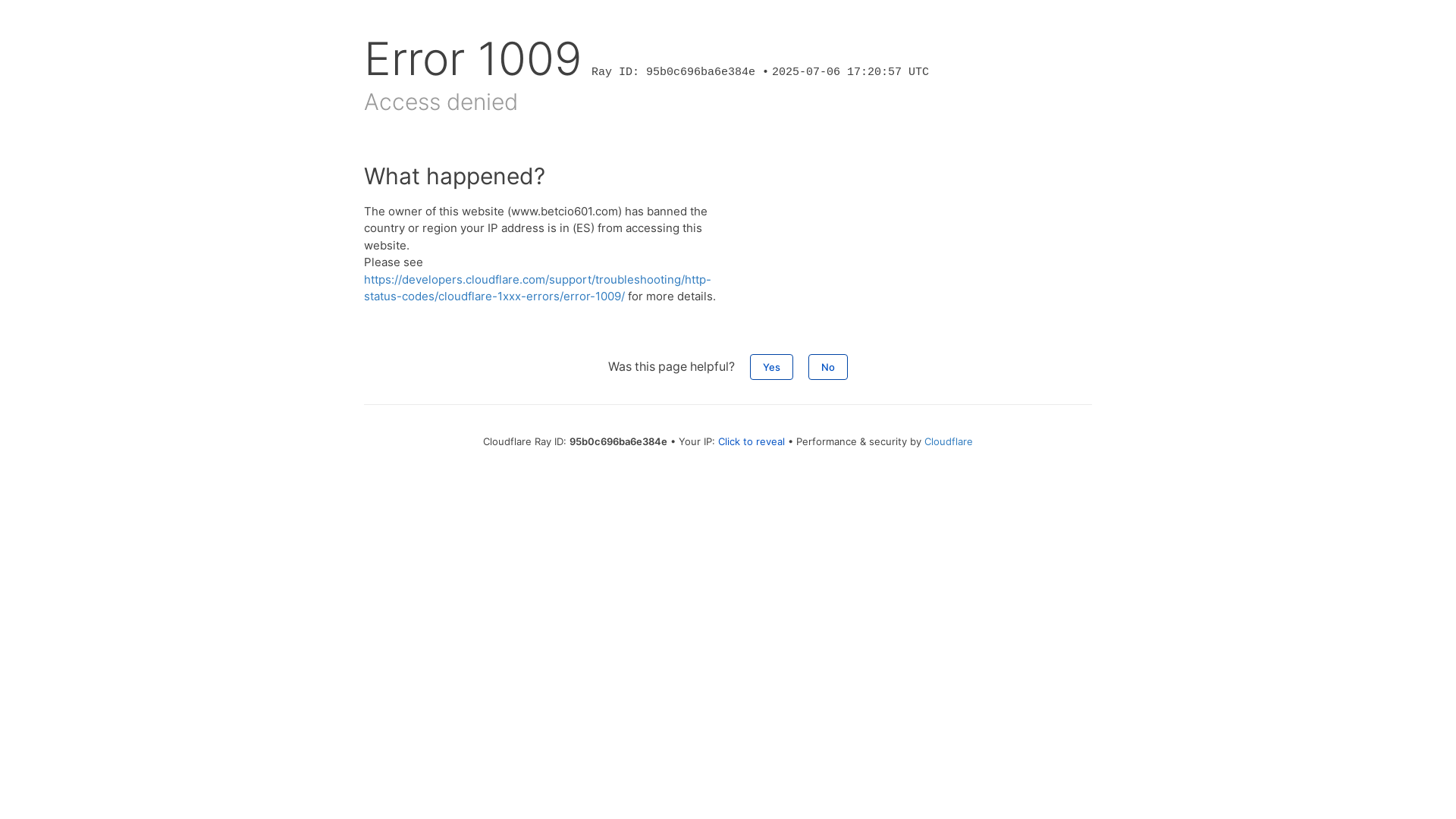 the desktop screenshot of www.betcio601.com