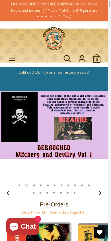 the mobile screenshot of www.orbitdvd.com