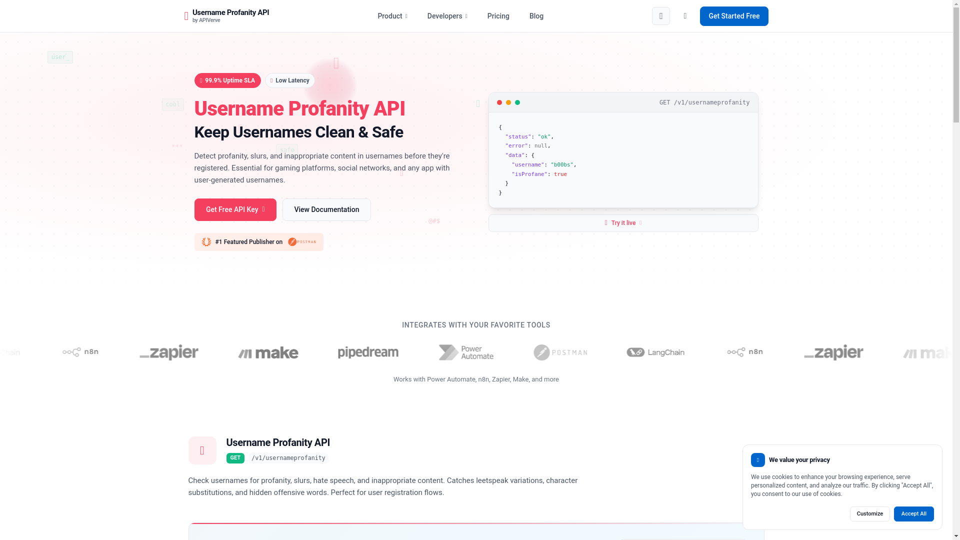 Username Profanity Checker API | Block Inappropriate Usernames ...