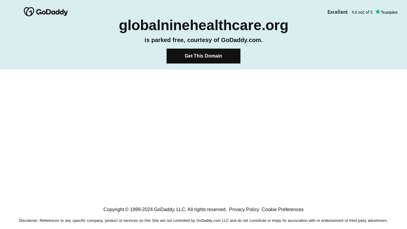 the desktop screenshot of globalninehealthcare.org