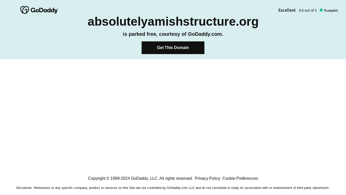 the desktop screenshot of absolutelyamishstructure.org