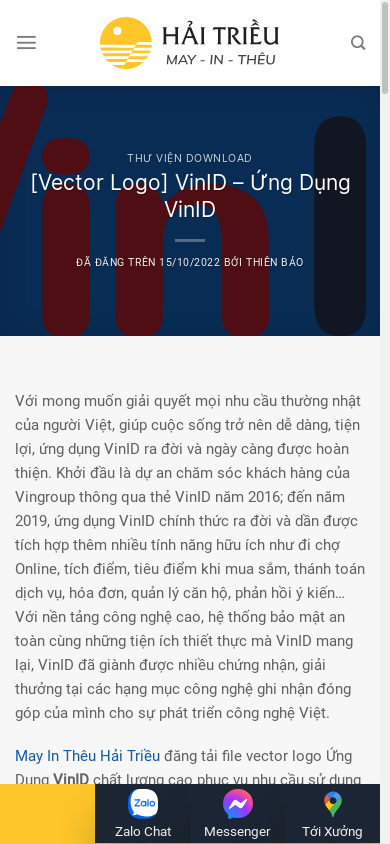 the mobile screenshot of haitrieu.com