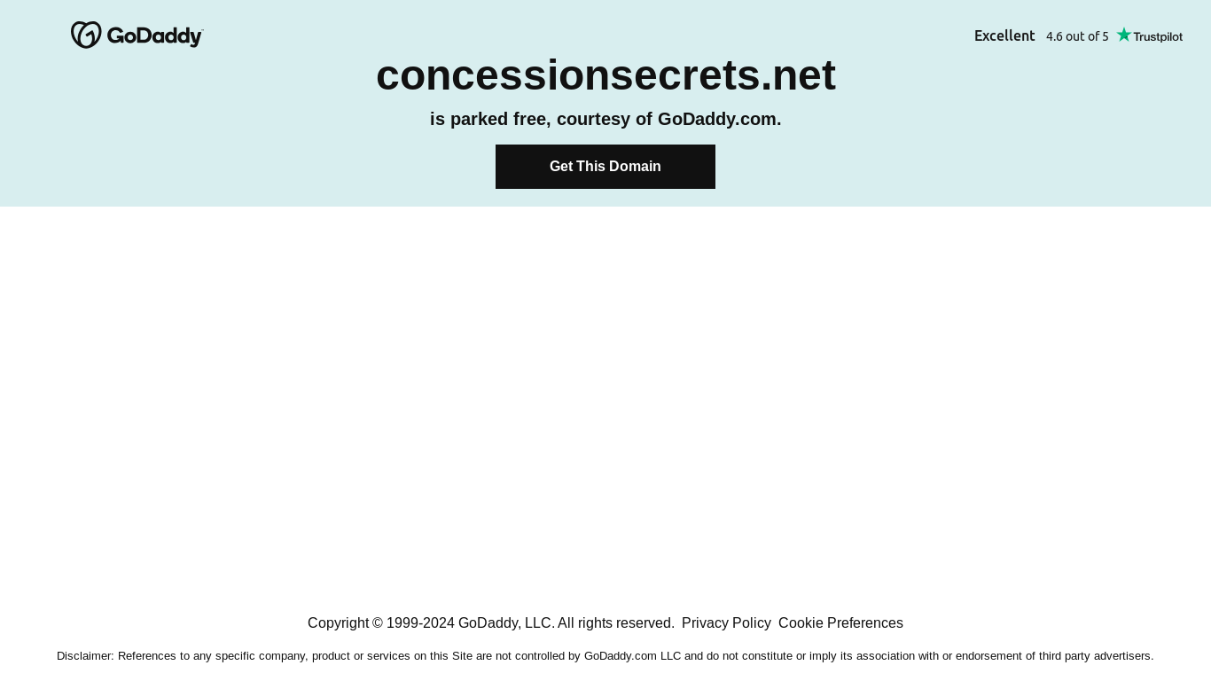 the desktop screenshot of concessionsecrets.net