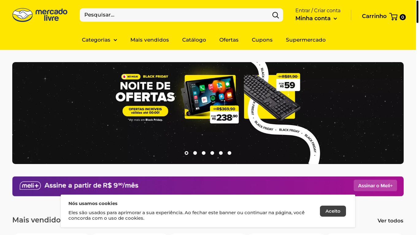 the desktop screenshot of mercadolirve.shop