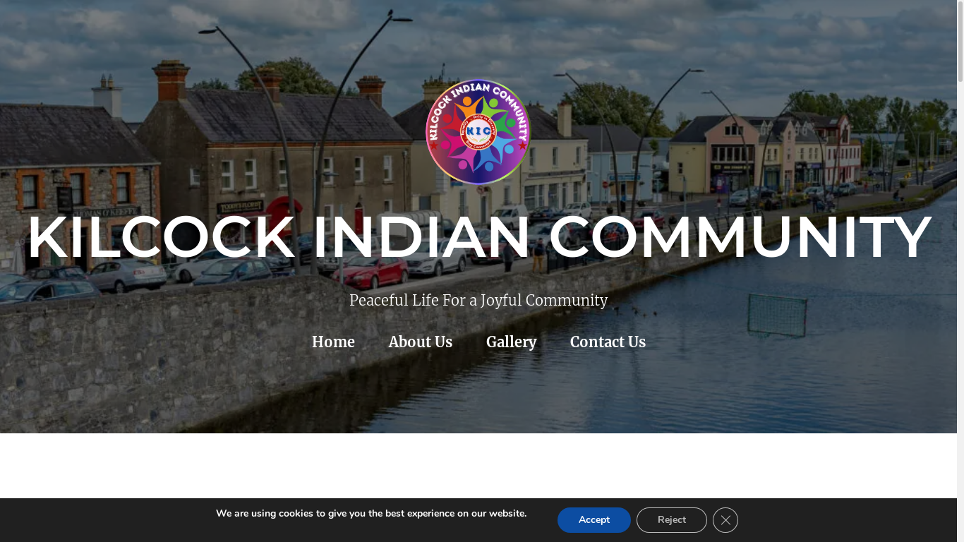 the desktop screenshot of kilcockindians.ie