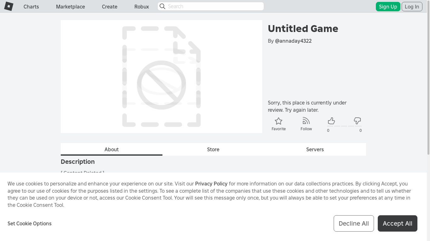 the desktop screenshot of www.roblox.com