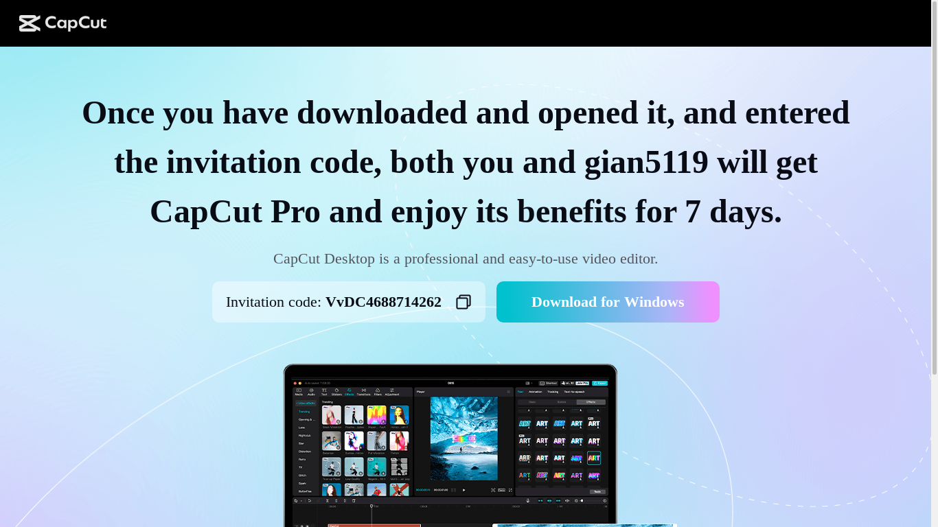 the desktop screenshot of lf16-capcut.faceulv.com