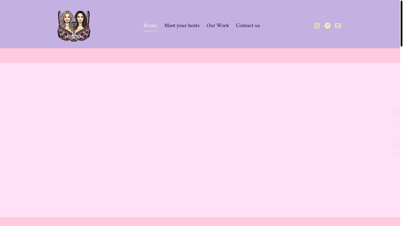 the desktop screenshot of thespicerack.ie