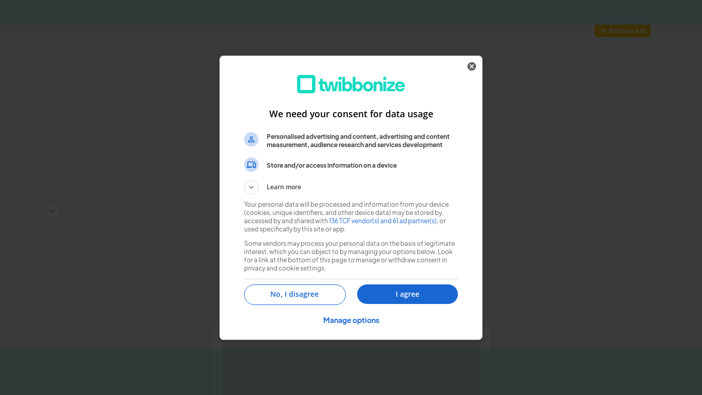 the desktop screenshot of www.twibbonize.com
