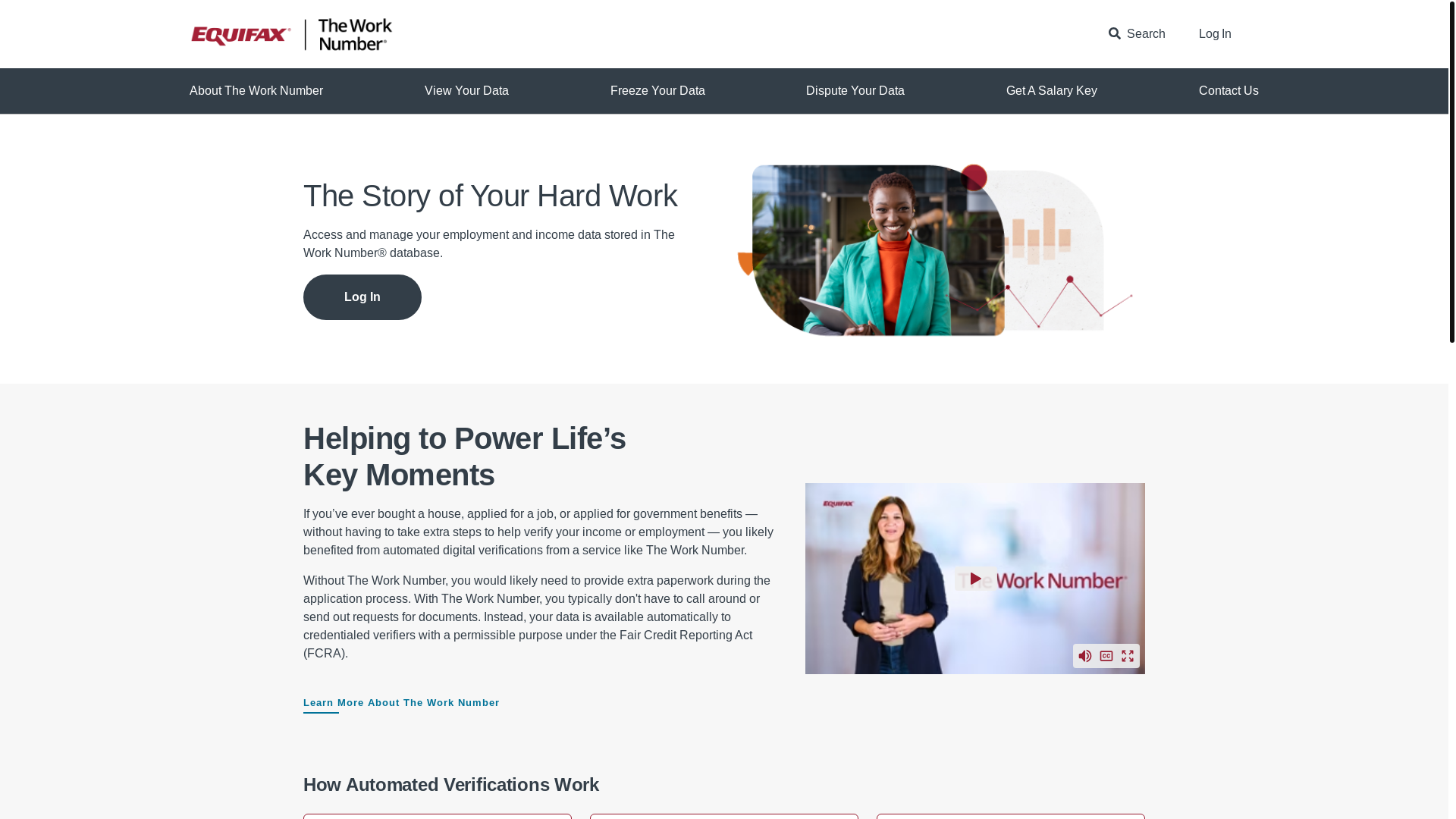 the desktop screenshot of employees.theworknumber.com