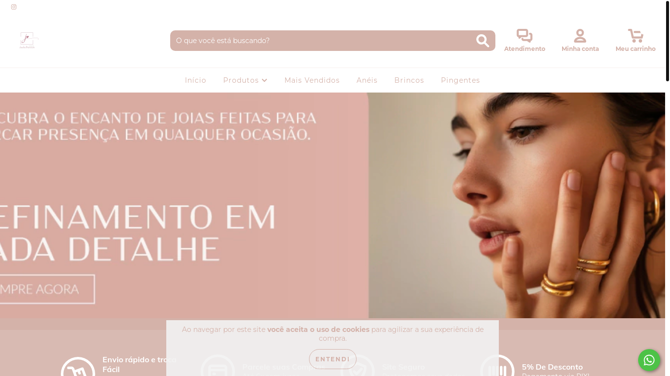 the desktop screenshot of byjessbitencourt.com.br