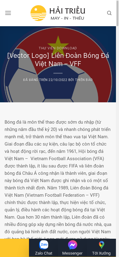 the mobile screenshot of haitrieu.com