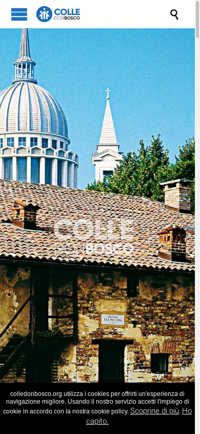 the mobile screenshot of colledonbosco.org