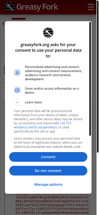 the mobile screenshot of greasyfork.org