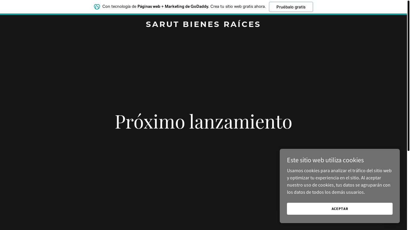 the desktop screenshot of sarutbienesraices.com