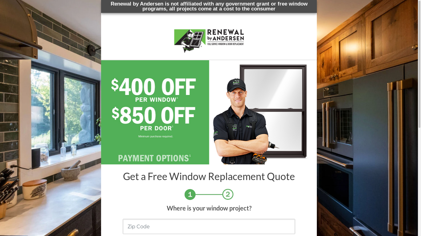 the desktop screenshot of www.qualitywindowsdirect.com