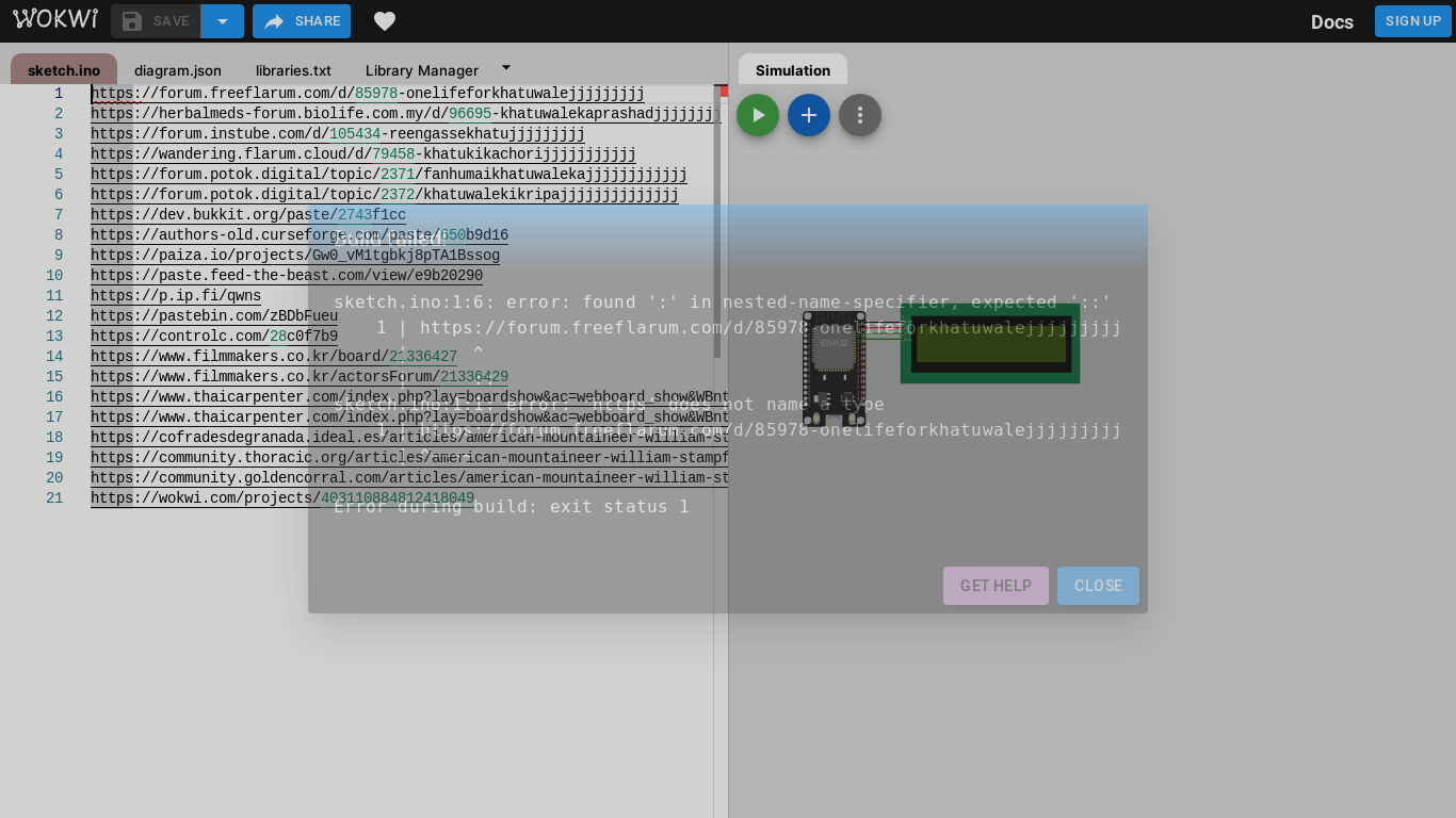 the desktop screenshot of wokwi.com
