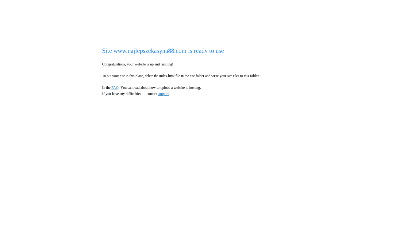 the desktop screenshot of najlepszekasyna88.com