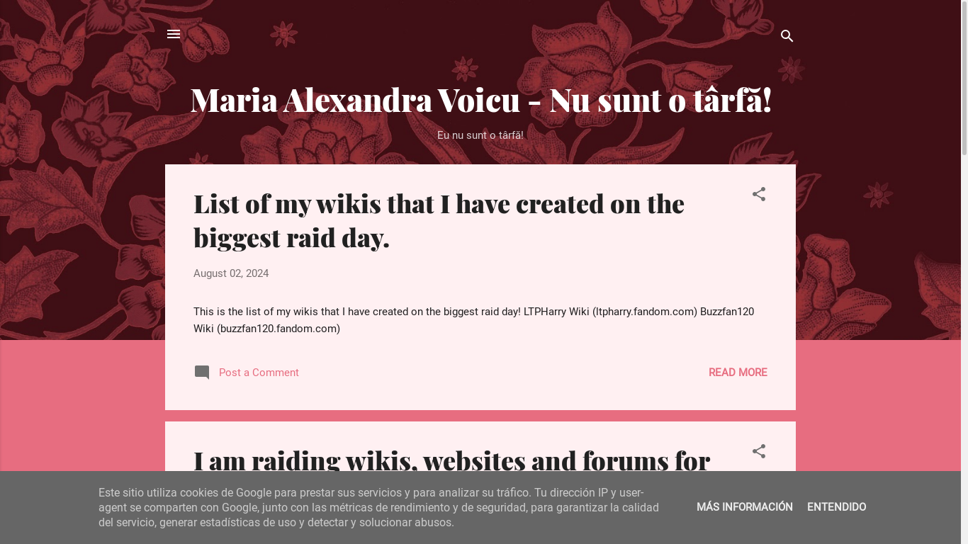 the desktop screenshot of nusuntotarfa.blogspot.com