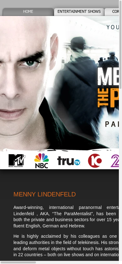 the mobile screenshot of www.paramentalist.com