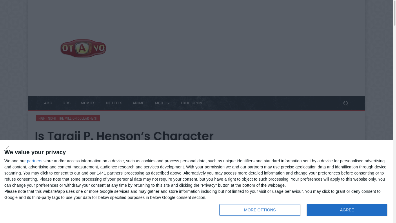 the desktop screenshot of www.otavo.tv