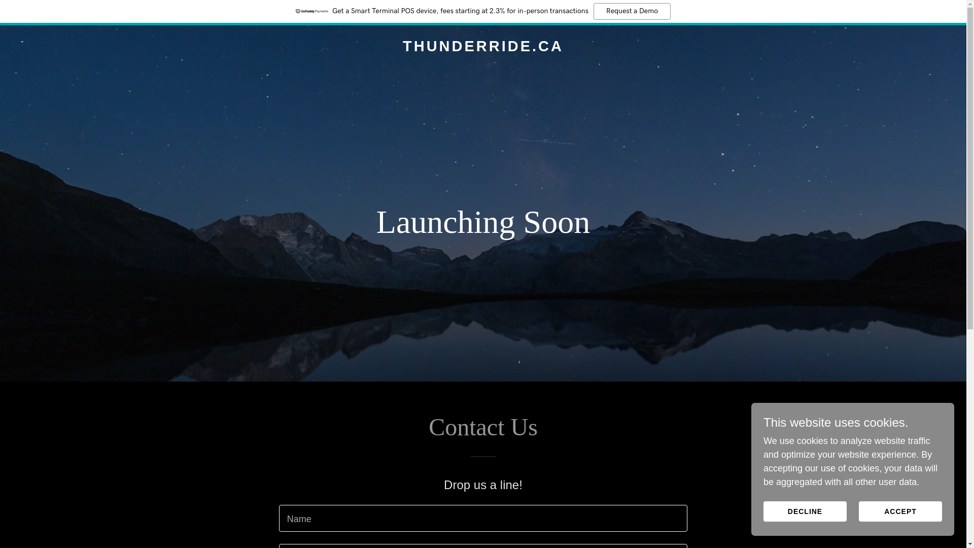the desktop screenshot of thunderride.ca
