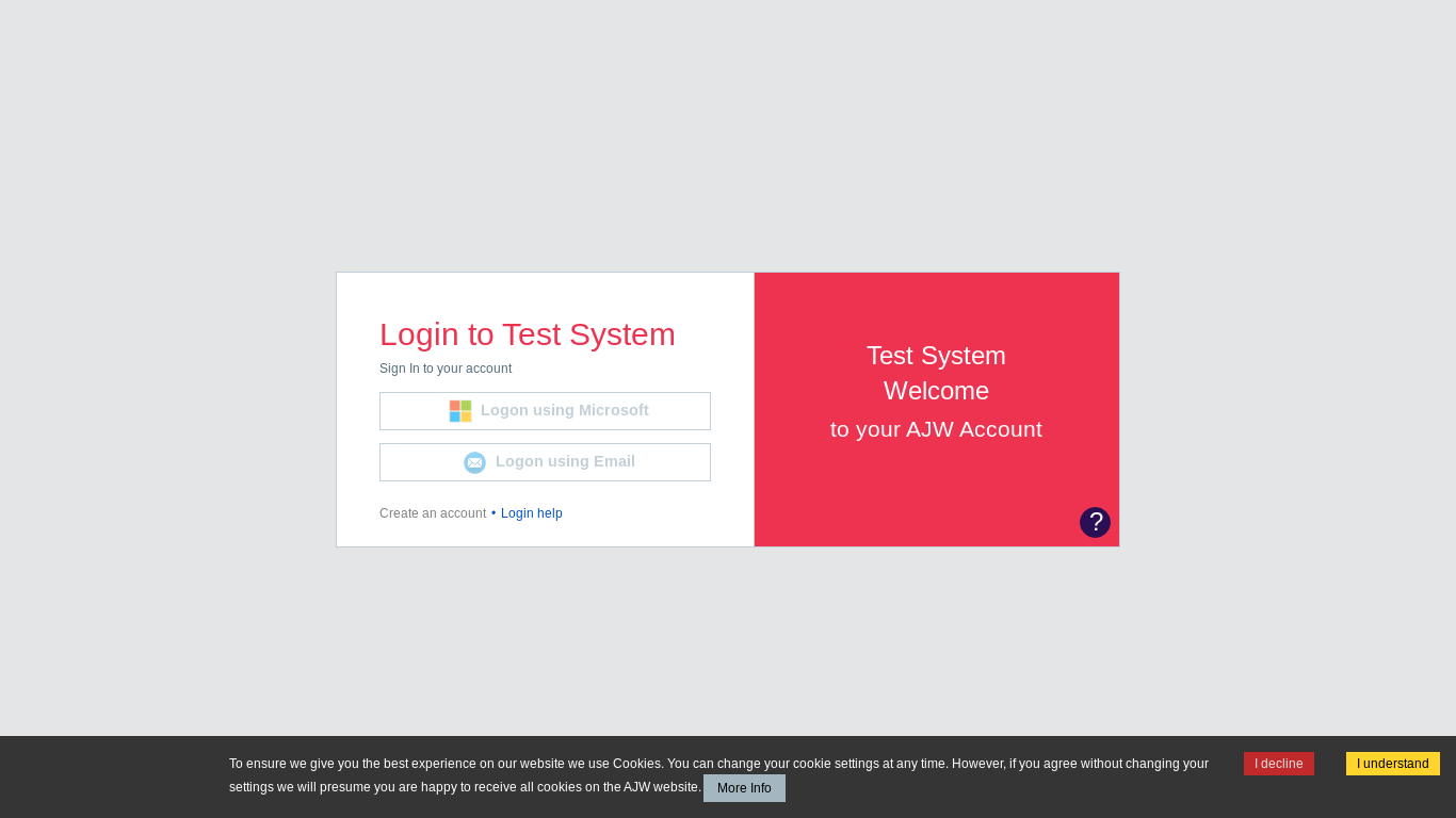 the desktop screenshot of adswebui-react.svc.next.cloud.ajw-group.com