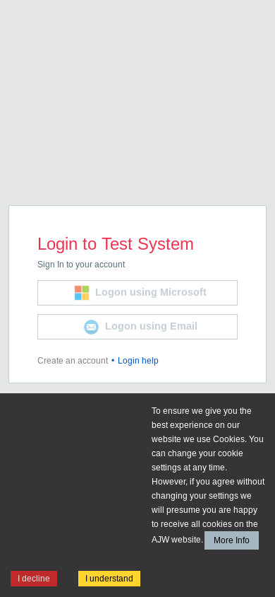 the mobile screenshot of adswebui-react.svc.next.cloud.ajw-group.com