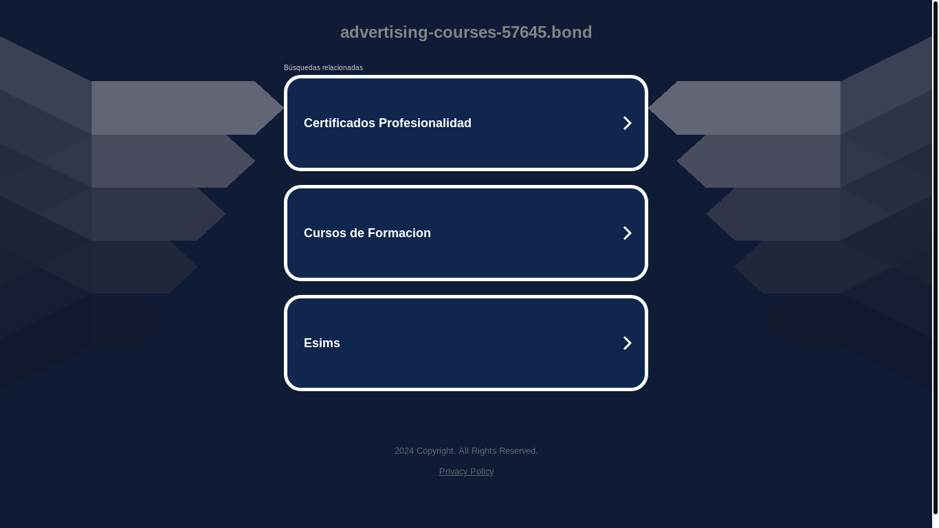 the desktop screenshot of advertising-courses-57645.bond