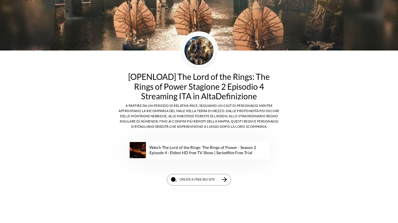 the desktop screenshot of bio.site