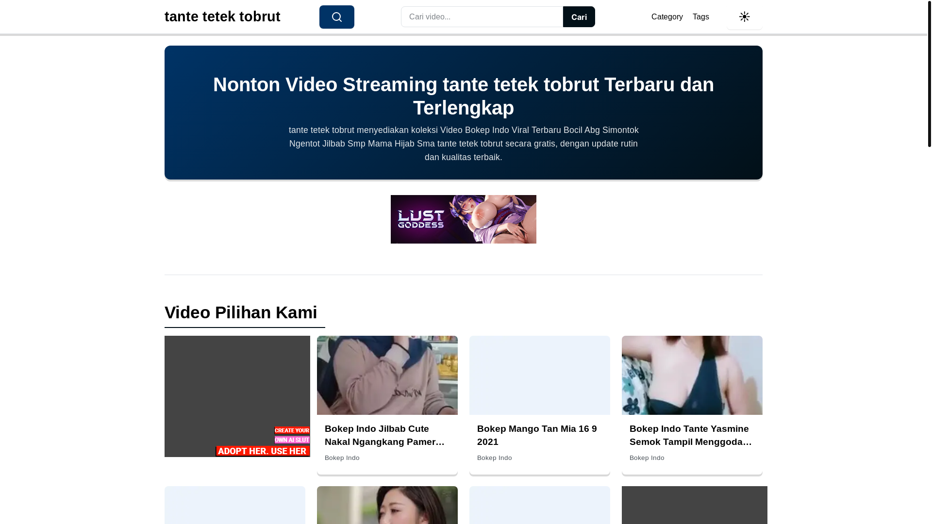 the desktop screenshot of tantetetektobrut.pages.dev