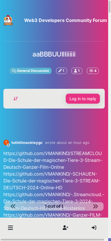 the mobile screenshot of web3devcommunity.com