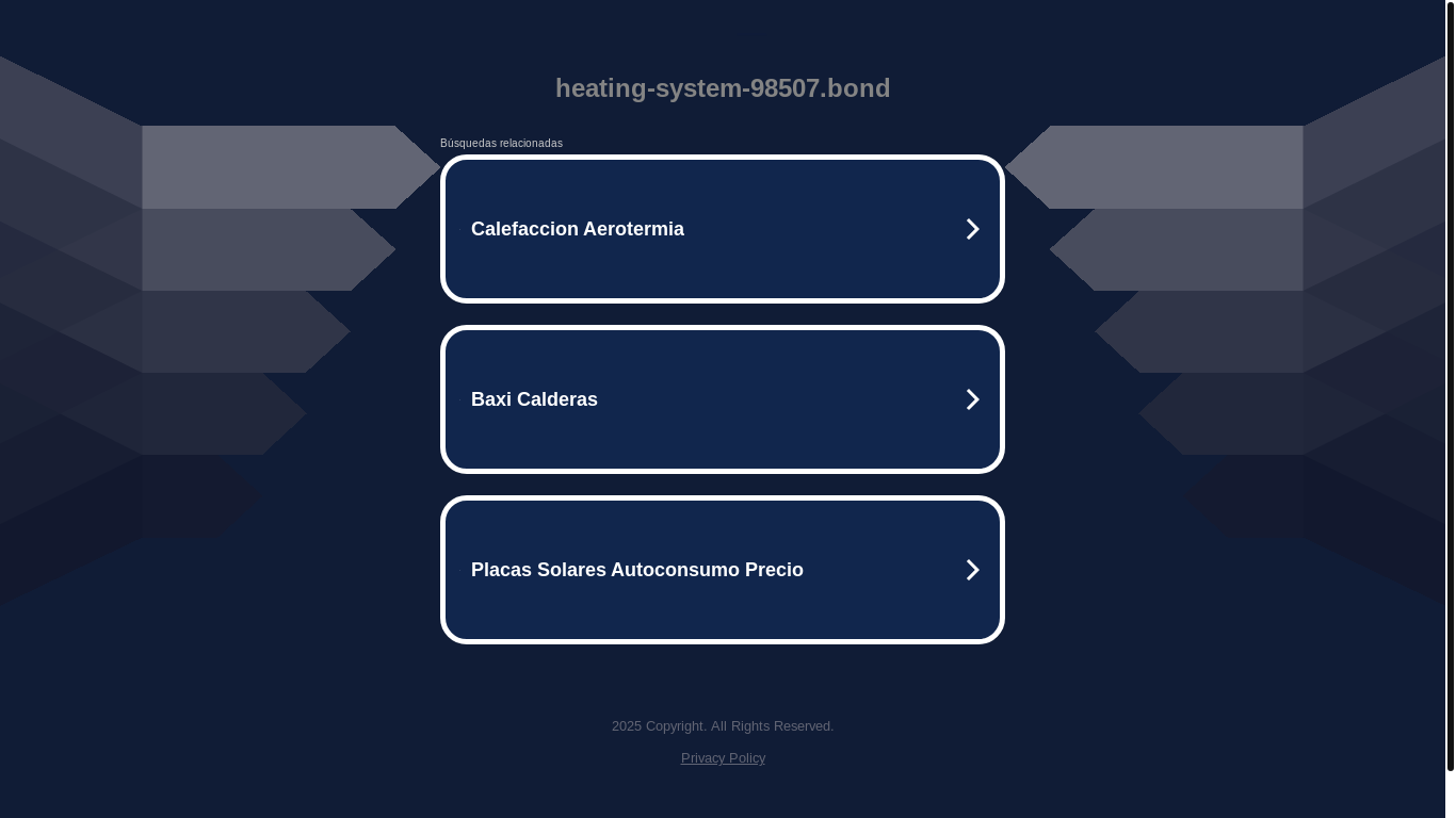 the desktop screenshot of heating-system-98507.bond