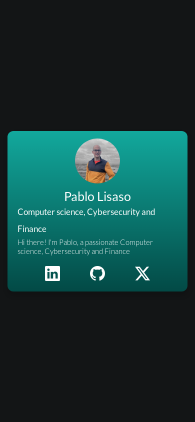 the mobile screenshot of pablolisaso.com