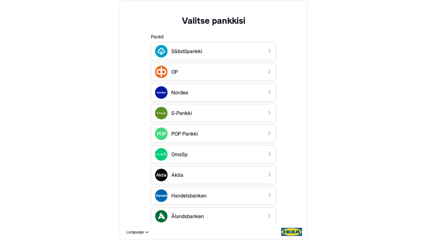 the desktop screenshot of ikea.kampanjatarjoukset.com