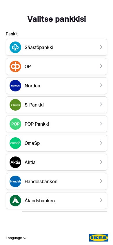the mobile screenshot of ikea.kampanjatarjoukset.com
