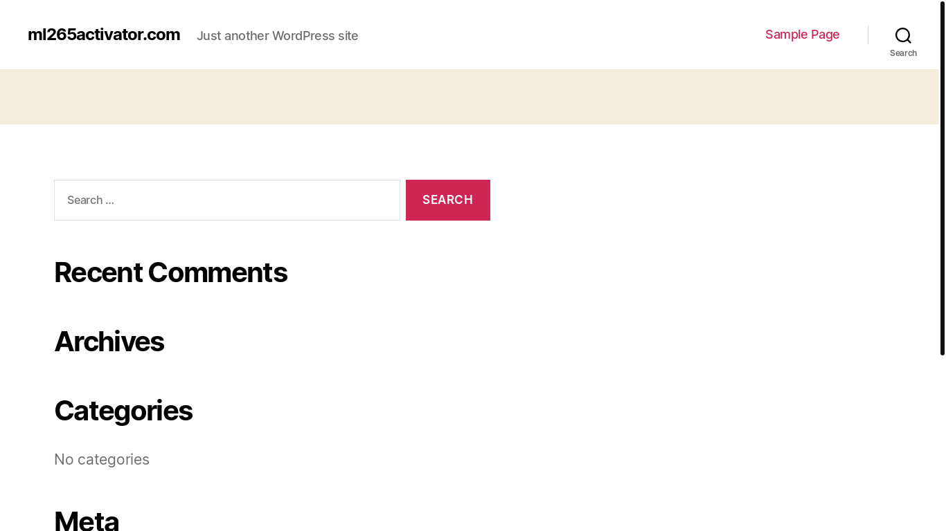 the desktop screenshot of ml265activator.com