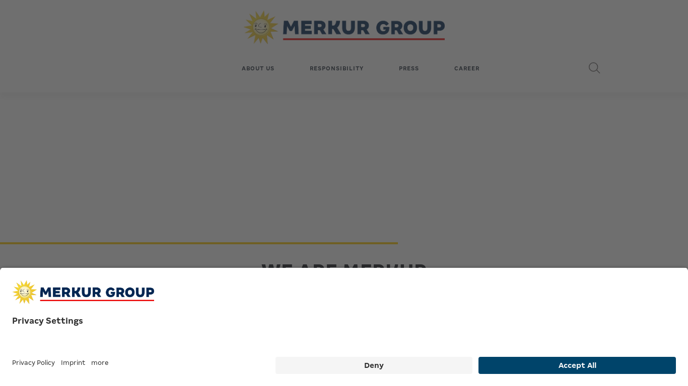 the desktop screenshot of merkur.group