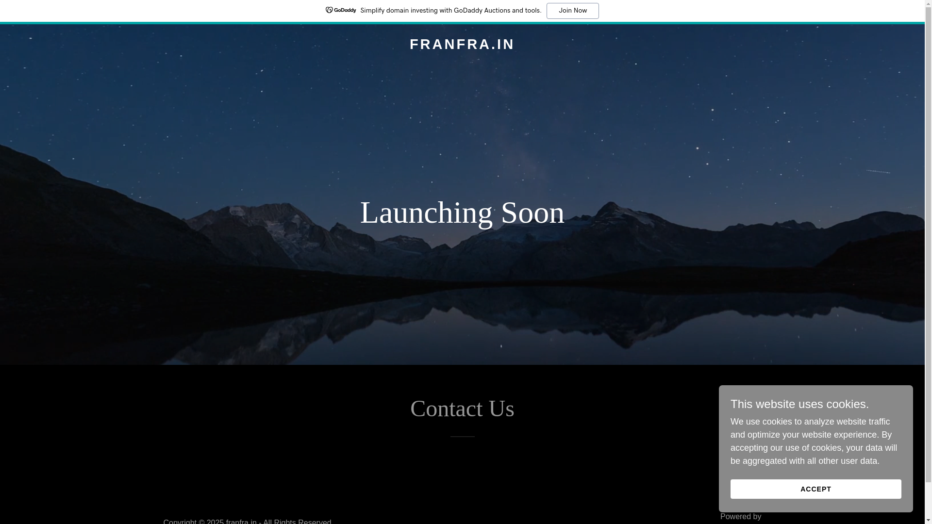 the desktop screenshot of franfra.in